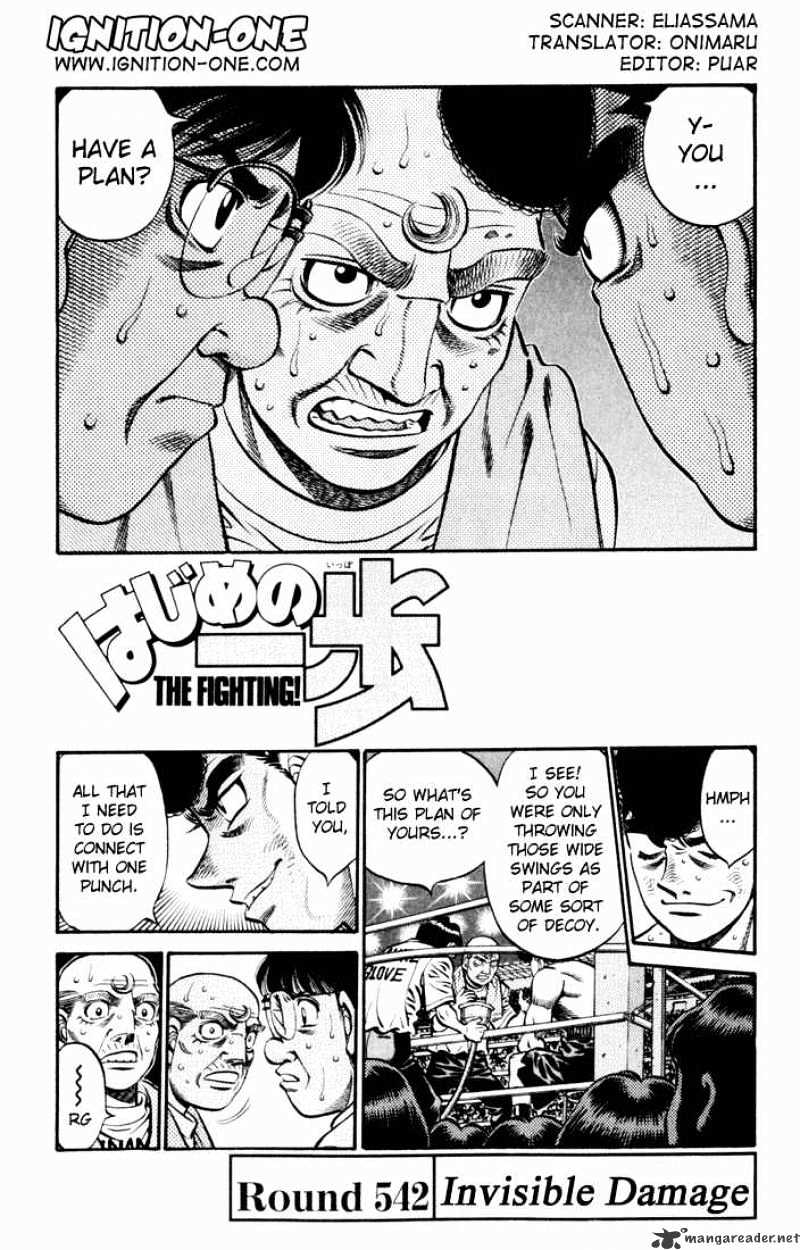 Hajime no Ippo: Fighting Spirit, Chapter 542 image 01
